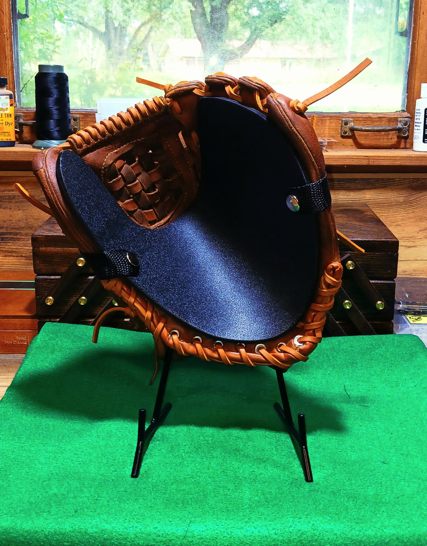 Rawlings RBG softball glove after Heritage Series restoration
